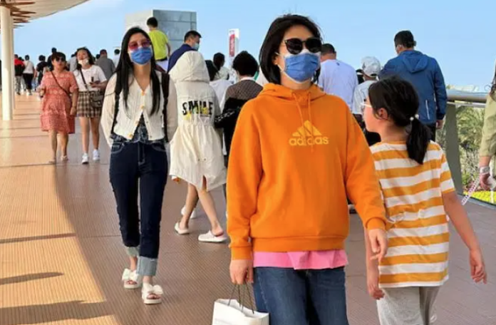 During the COVID-19 pandemic, many people in China were seen wearing masks as a precaution